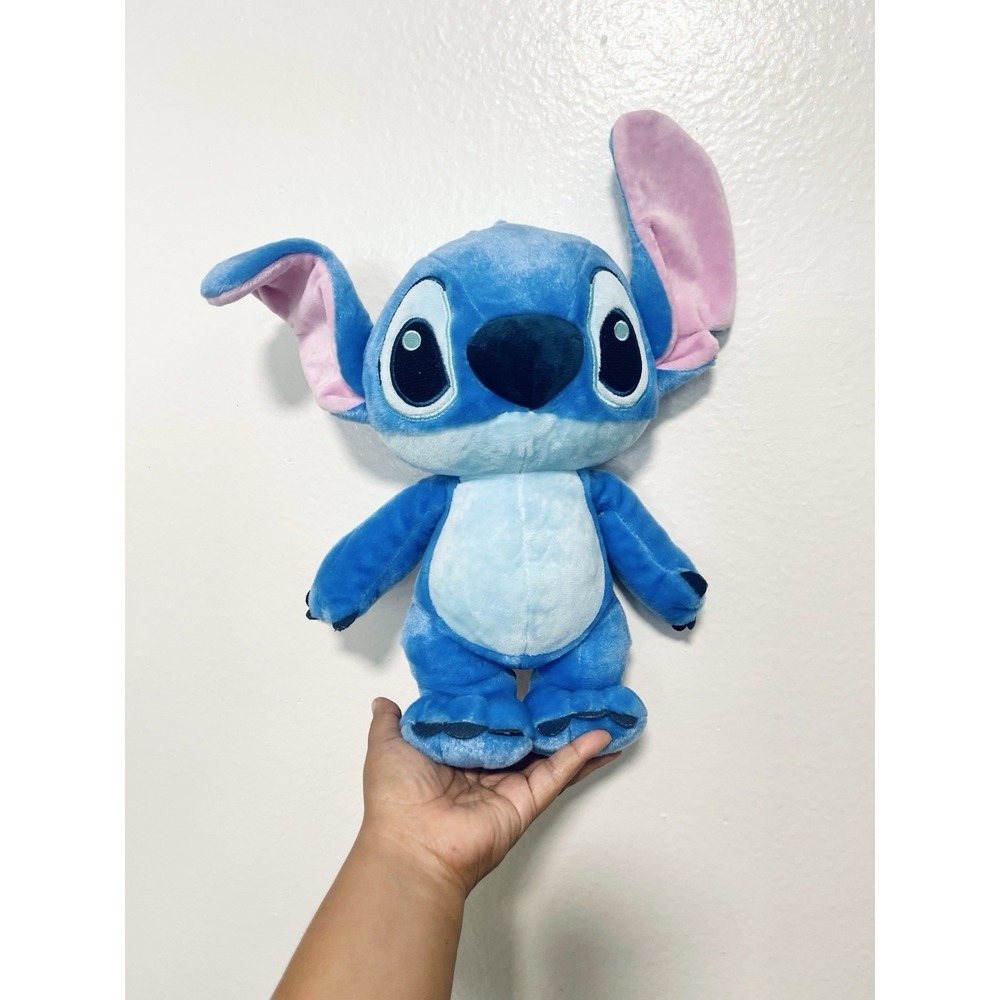 DISNEY‎ BABY - Lilo & Stitch 13" Blue STITCH Soft Plush Stuffed Animal